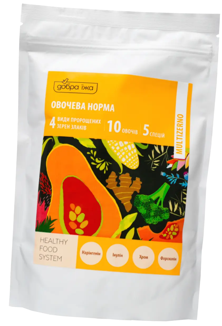 упаковка с Овочевою нормою от компании Добра їжа